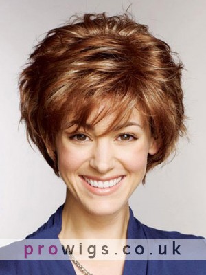 Clearance Attractive 100% Human Hair Full Lace Short Wig