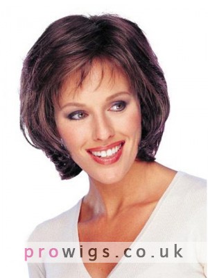 Full Lace Short Straight Synthetic Hair Wig