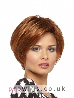 Fabulous Short Full Lace Straight Wig For Women