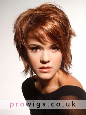 Short Remy Human Hair Lace Front Short Wig 