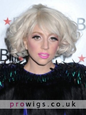 Lady Gaga Wavy Bob Style Wig