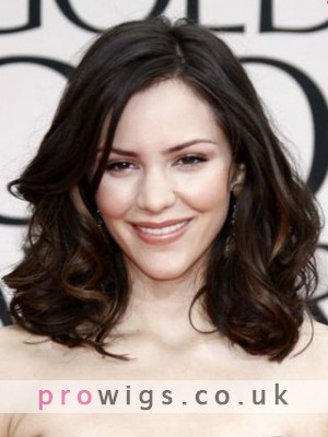 Fashionable Celebrity Hairstyles Wavy Wig