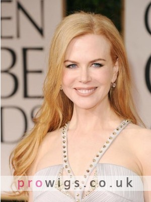 Nicole Kidman 's Popular Long Hairstyle Lace Wig