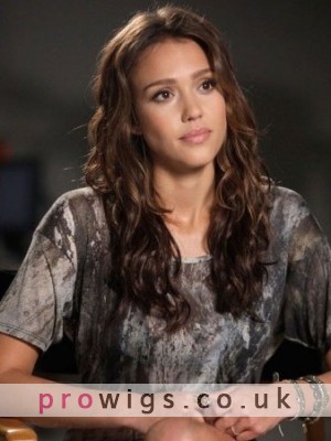 Newest Jessica Alba's Graceful Synthetic Wig