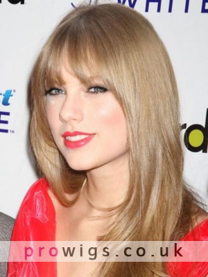 Taylor Swift Long Straight Synthetic Blonde Wig