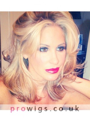 100% Remy Human Hair Kim Zolciak Capless Wig
