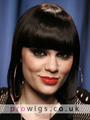 Prevailing Short Straight Jessie J Synthetic Capless Wig For Woman