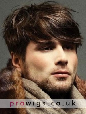 New Style Short Full Lace Mens Wig