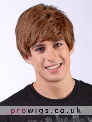 Short Capless Justin Bieber Costume Synthetic Wig
