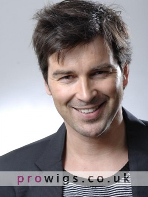 Clearance Dynamic Feeling From Short Black Top Quality High Heated Fiber Mens Wigs