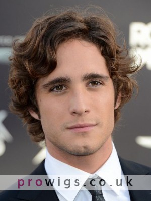 Hot Sell Short Capless Curly Synthetic Wig For Men