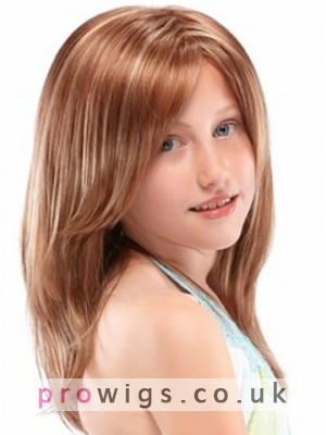 Double-layered Full Lace Girl's Wig