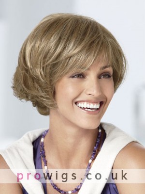 Capless Top Gorgerous Bob Style Synthetic Wig