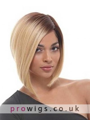 Shoulder Length Synthetic Capless Wig