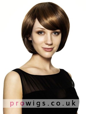 Clasical Smoothly Synthetic Bob Style Wigs For Women