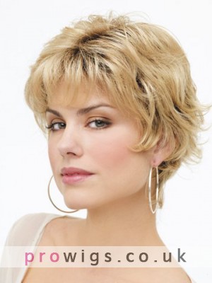 60g Lace Front Curly Short Wigs