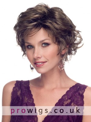 Short Layered Style Capless Wig