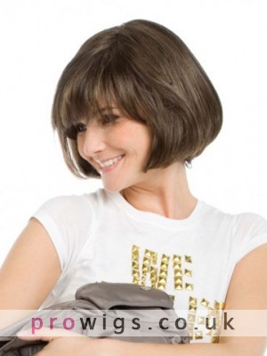 Hand-Tied Bob Style 100% Human Hair Wig