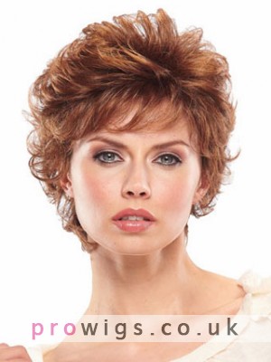 Loosely Layered Rich Curls Short Wig