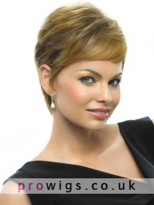 Short Layered Boy Cut Wig