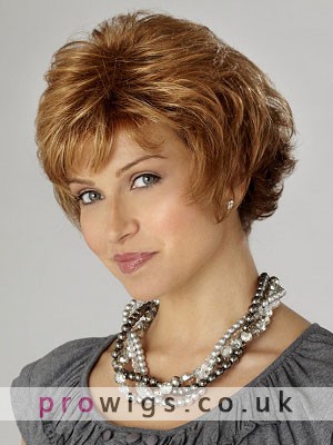 All-over Layered Cut Synthetic Short Wig