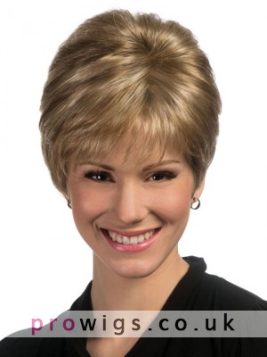 Modern Capless Synthetic Short Wig