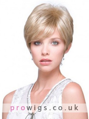 Synthetic Cropped Wig With Layered Hairstyles