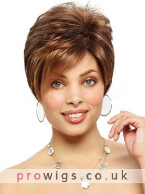 Short Edgy Cut Lace Front Cropped Wig