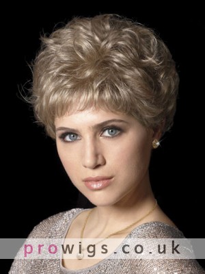 Golden Blonde Synthetic Close Cropped Wig