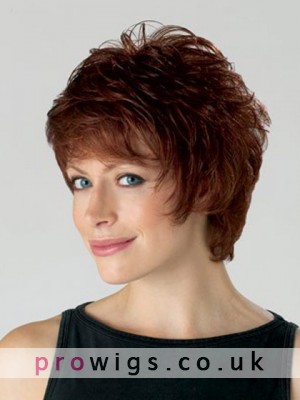 Chic Layered Spiky Synthetic Short Wig