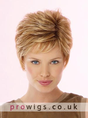 Short Textured Hairstyle Synthetic Lace Front Wig