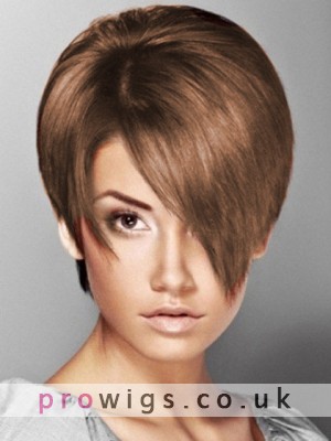 Capless Short Straight Synthetic Wig