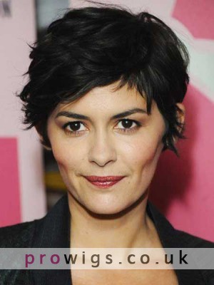 Short Synthetic Wig With Fashion Cropped Style 