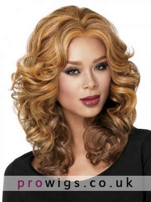 Mid-length Casual Synthetic Wig