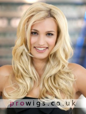 Long Wavy Style 3/4 Synthetic Wig