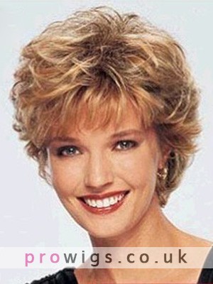 Short Soft Curls 3/4 Wig