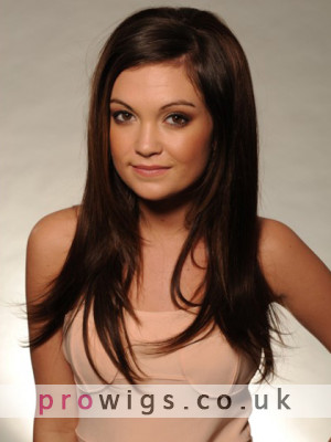 Long Silky Straight 3/4 Wig