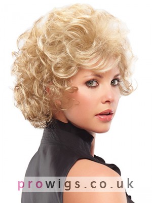 Curly Lovely Synthetic 3/4 Wig