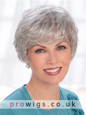 Short Synthetic Capless Straight Wig