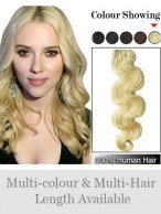 Tangle Free Wavy Full Head Hair Extensions