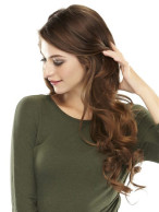 Long Human Hair Clip in Fringe