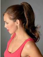 Straight Claw Clip Synthetic Ponytail