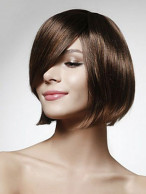 100% Human Hair Capless Smooth Bob Wig