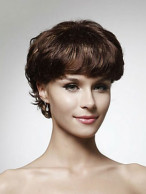 100% Human Hair Short Curly Wig