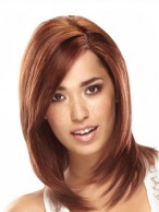 Shoulder Length 100% Human Hair Lace Front Wig