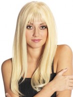Long Human Hair Hand-Tied Straight Wig
