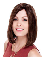 Remy Human Hair Mid-Length Bob Style Wig