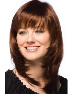 Mid-Length Soft Layers Capless Human Hair Wig