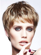 Short Urchin Cut Remy Human Hair Wig