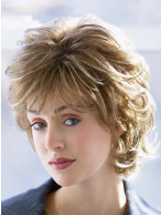Wavy Layers Human Hair Lace Front Wig